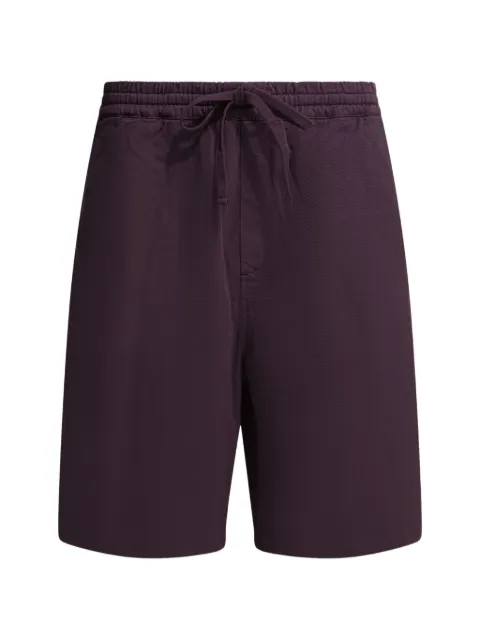 Carhartt WIP logo-patch drawstring shorts Purple I0348173J1GD