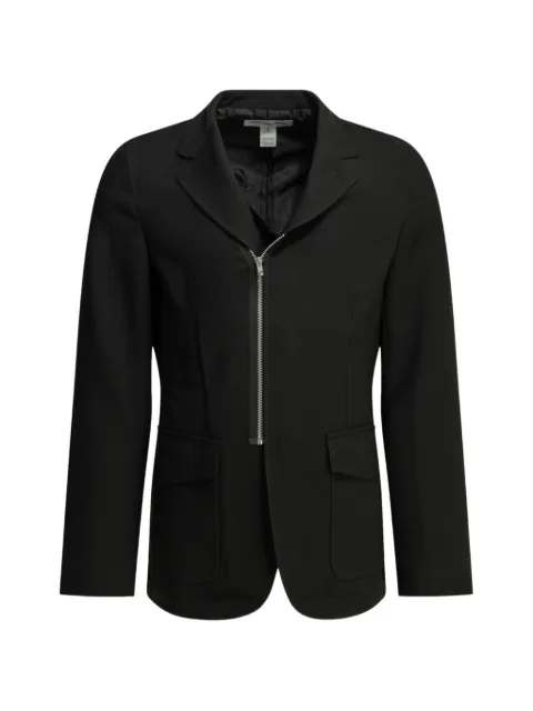Comme Des Garçons Shirt single-breasted zip-up blazer Black FQJ505
