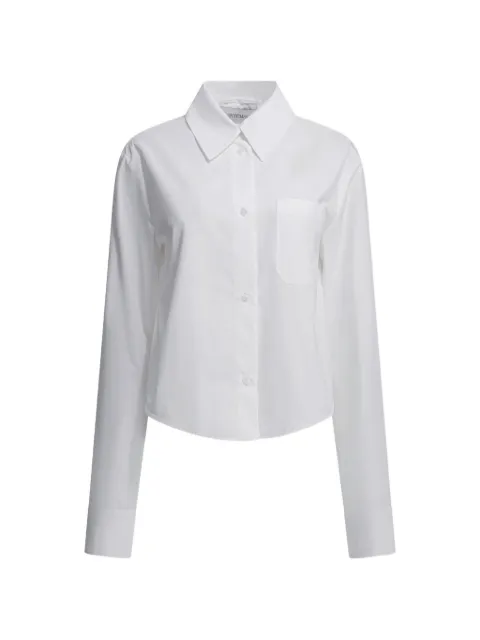Sportmax pleated-back chest-pocket shirt White 2612111041600