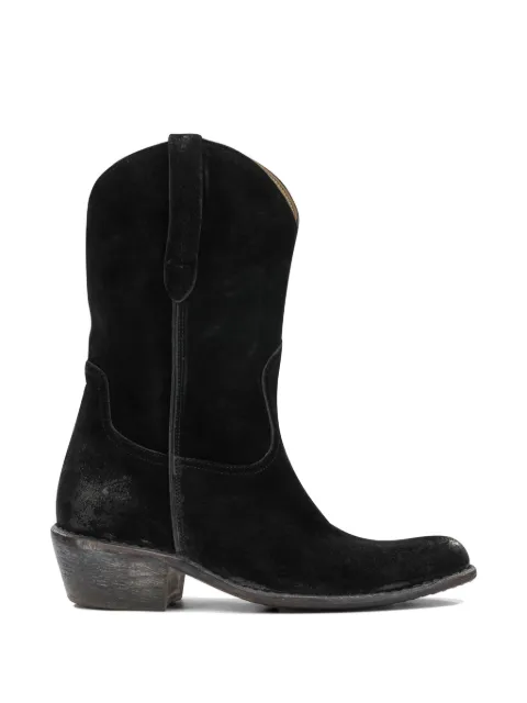 Moma panelled cowboy boots Black 39504
