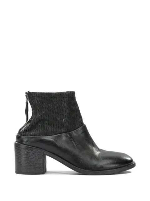 Moma panelled leather ankle boots Black 40503