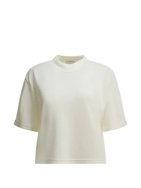 SA SU PHI cashmere cropped T-shirt Neutrals S26692WS