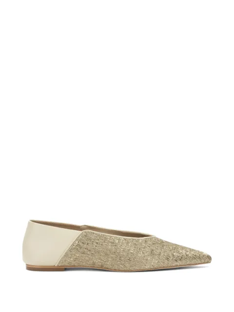 AMMB MILANO pointed-toe ballet flats Gold 7110028
