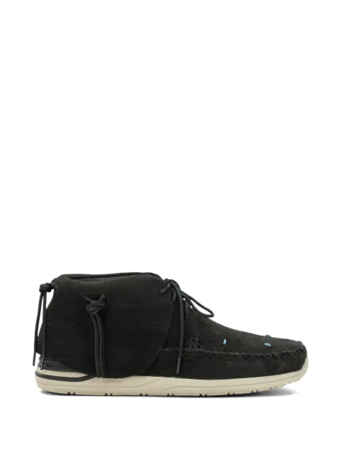 visvim FBT Lhamo-Folk beaded desert boots Black 0126102002002BLACK