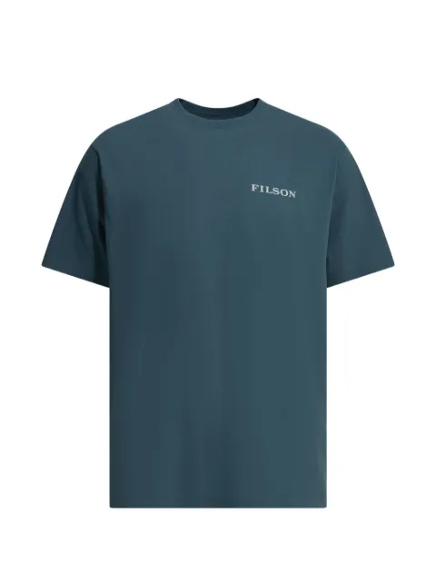 Filson logo-print cotton T-shirt Blue FMTEE0134K0260492