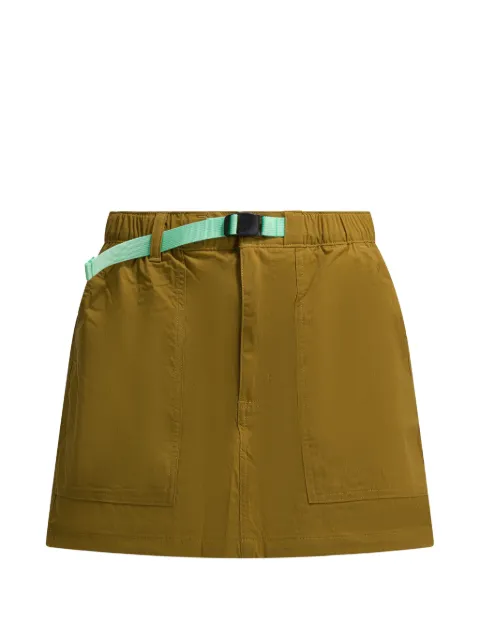Patagonia belted logo-patch shorts Brown 75310BCBN