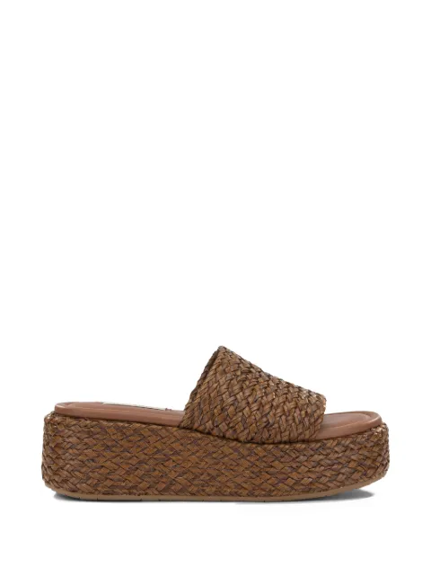 Casadei Suncity woven platform sandals Brown 1M538B0201SUNCI