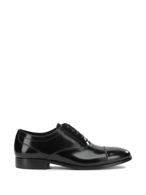 Fabi cap-toe lace-up oxford shoes Black FU1311ANTIK