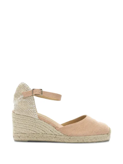 Castañer Carol buckle-fastening wedge espadrilles Pink CAROL6002