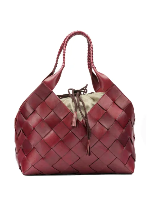 DRAGON DIFFUSION woven leather shoulder bag Brown 8111