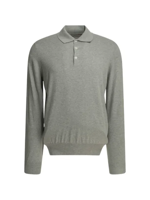 Brunello Cucinelli cotton polo shirt Grey M29800135