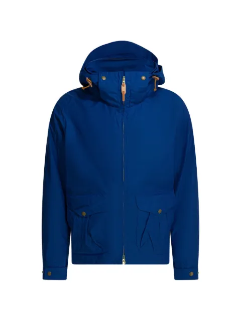 Ceccarelli hooded zip-up jacket Blue 6038CSCOBALT