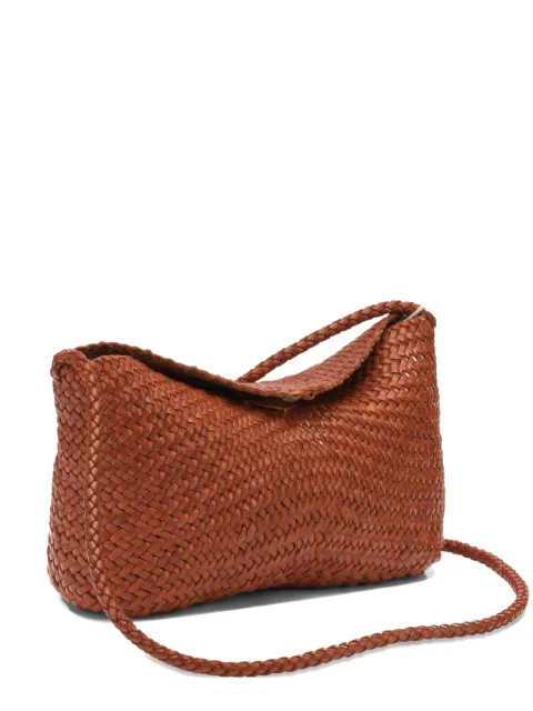 DRAGON DIFFUSION woven leather shoulder bag Brown 8701