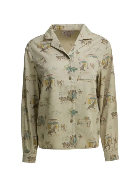 Filson graphic-print chest-pocket shirt Neutrals FWCAM0014W1321338