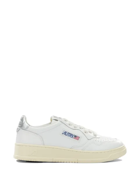 Autry Medalist perforated leather sneakers White AULWLL05