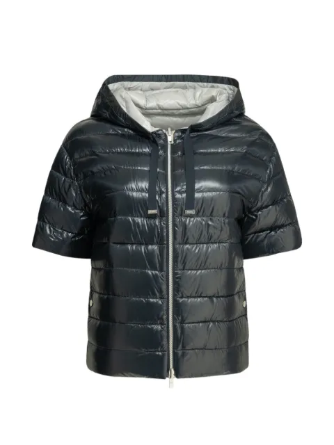 Herno quilted hooded reversible puffer jacket Blue PI002222D12017Z