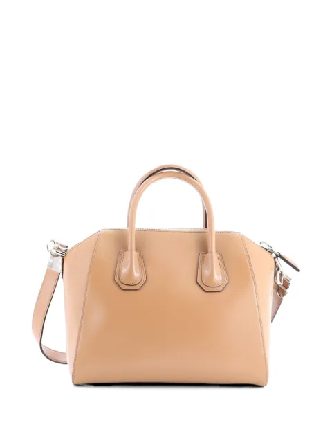 Givenchy Pre-Owned Antigona Bag Glazed Leather Small satchel Neutrals 4ETVY8BQ9RSQ6TB1