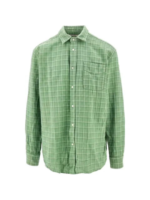 Foret Scout check-pattern shirt Green F1039