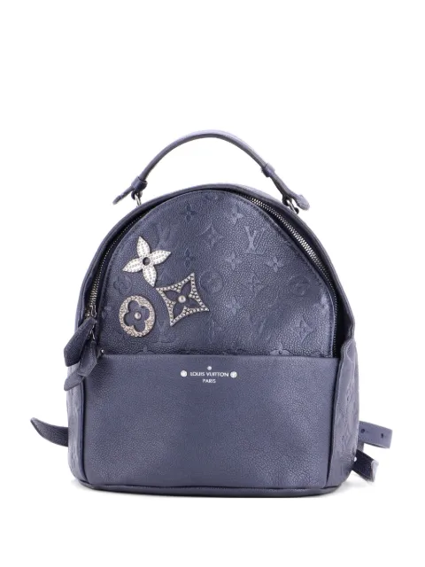 Louis Vuitton Pre-Owned Sorbonne Pins Monogram Empreinte Leather backpack Blue 1HUSZ82F4R7G9JNZ