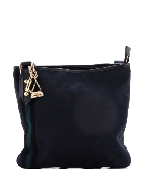 Gucci Pre-Owned Jolicoeur Messenger Bag GG Canvas crossbody bag Black 0N8ZIGHFUB2TYMO5