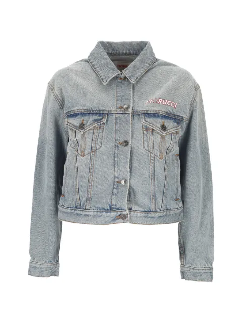 Fiorucci logo-embroidered denim jacket Blue W26SSDOU001DN01DN01