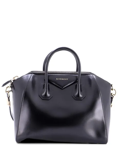 Givenchy Pre-Owned Antigona Bag Glazed Leather Small satchel Black GOOX1BZZLC149TPD