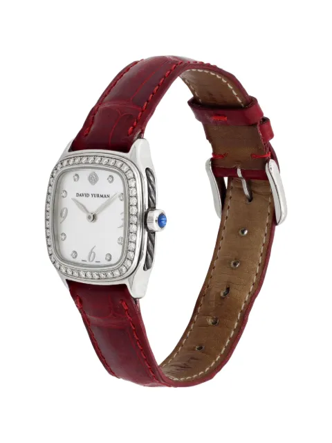 David Yurman Pre-Owned Thoroughbred 26mm watch White T304XSST