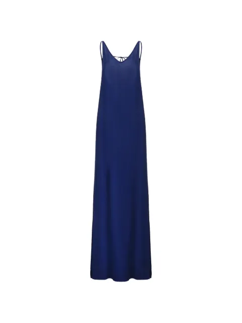 ili node Jada back-tie sleeveless maxi dress Blue AGLZ46B
