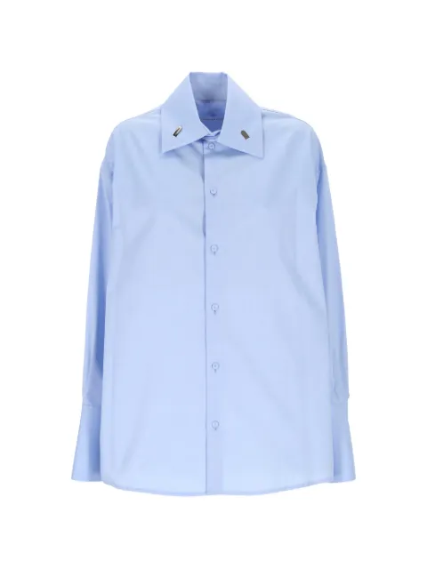 ARMARIUM logo detail shirt Blue ARMTMSH12C015024LIGHTBLUE