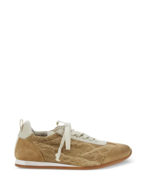 Uma Wang panelled low-top sneakers Neutrals US9087