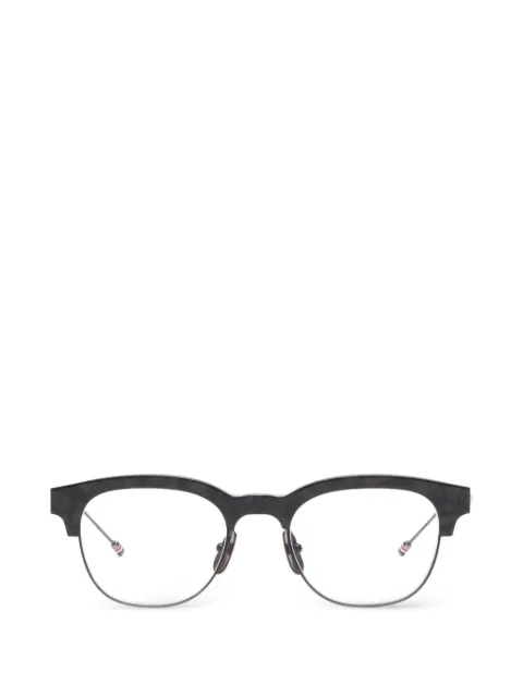 Thom Browne Eyewear oval-frame glasses Black UEO953AG0003