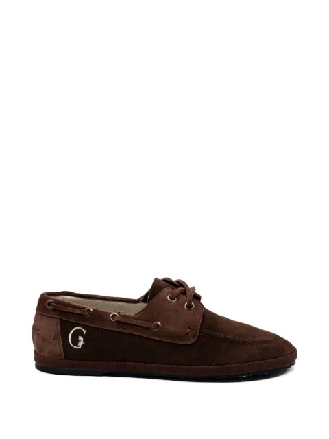 Gondolina Briccola suede boat shoes Brown GBRCA