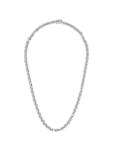YOJ Oto rolo-chain necklace Silver BRNKMS00012