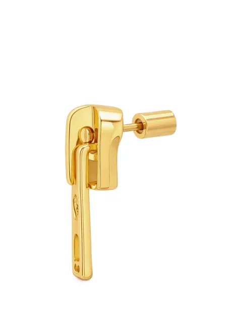 YOJ Zipo stud earring Gold 24MEYG0027