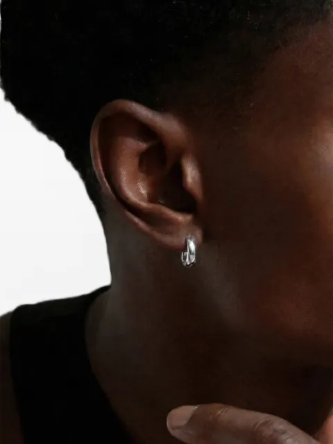 YOJ Pero single hoop earring Silver 24MES0033