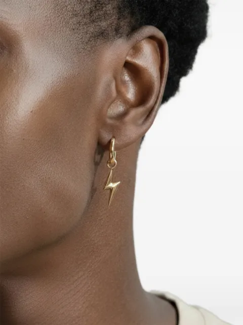 YOJ lightning-bolt hoop earring Gold 24MEYG0035