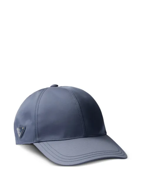 Prada logo-plaque cap Blue 2HC2742DMI