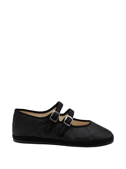 Gondolina Acqua Alta quilted ballet flats Black GPLB2