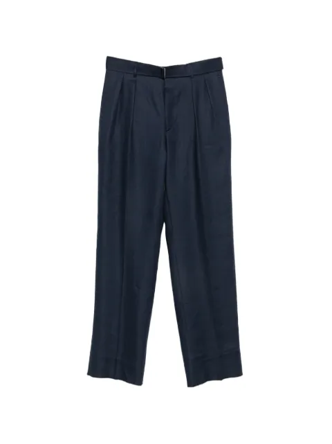 Tagliatore pleated straight-leg trousers Blue PNEVIL24340021EB807