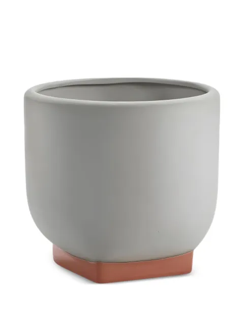 Serax square-base flower pot Grey B7326003350