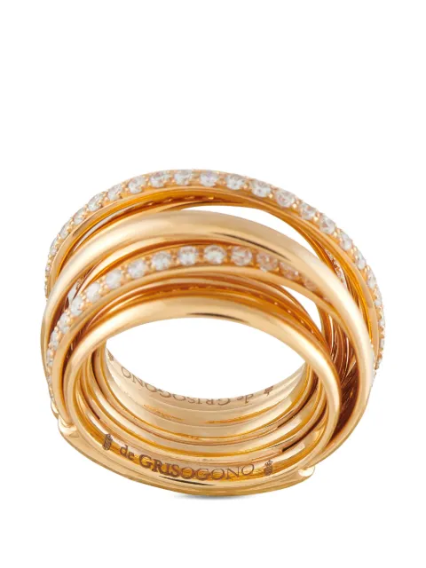 De Grisogono Allegra diamond 18K rose gold ring Pink DG07040826