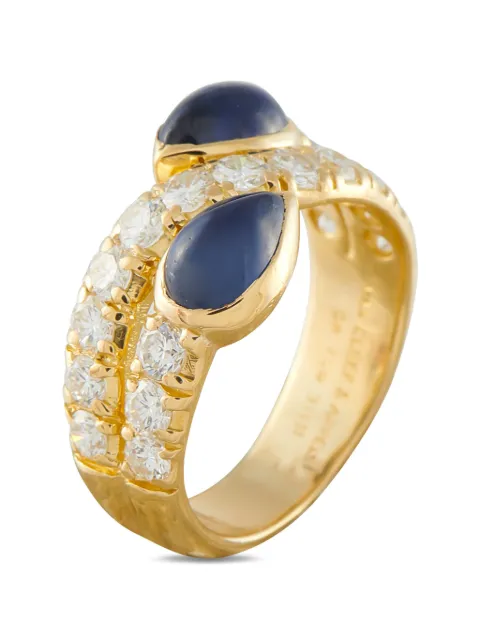 Van Cleef & Arpels sapphire and diamond 18K yellow gold ring Gold VC02040626