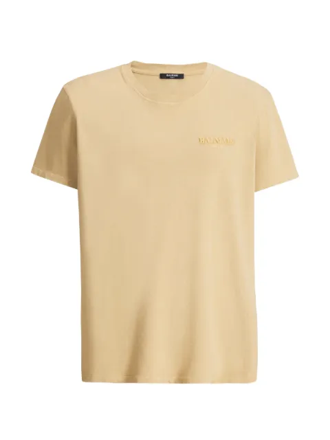Balmain embroidered Balmain Vintage T-shirt Neutrals HH1EF000BD59