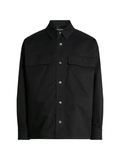 Balmain windbreaker jacket Black GH6TC245CD97