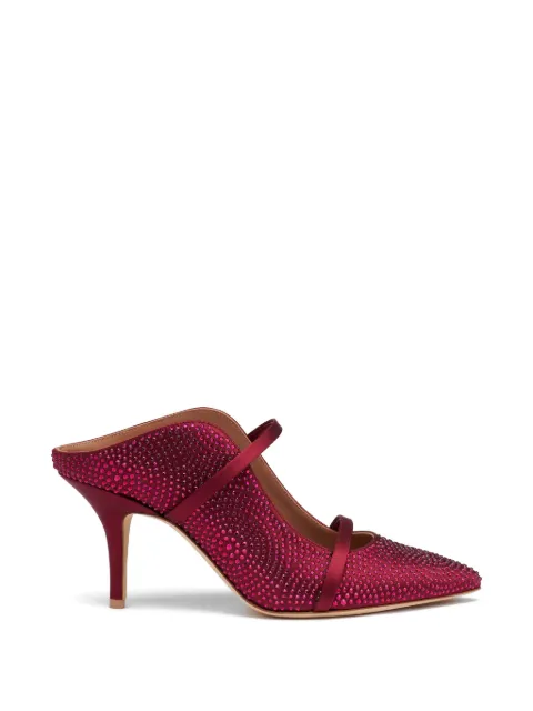 Malone Souliers Maureen crystal-embellished mules Red MAUREEN70508
