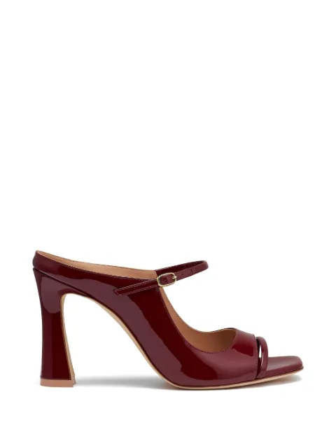 Malone Souliers Rania buckle-fastening mules Red RANIA901