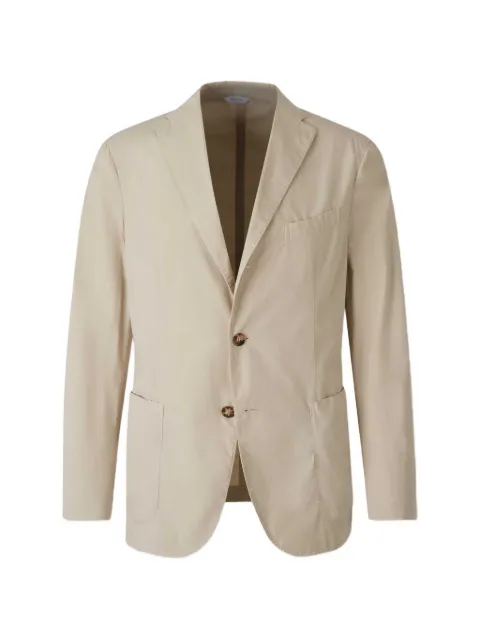 Boglioli single-breasted notched-lapel jacket Neutrals N2902QSB6418