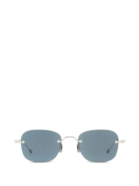 Thom Browne Eyewear rimless rectangular sunglasses Silver UES961AG0001