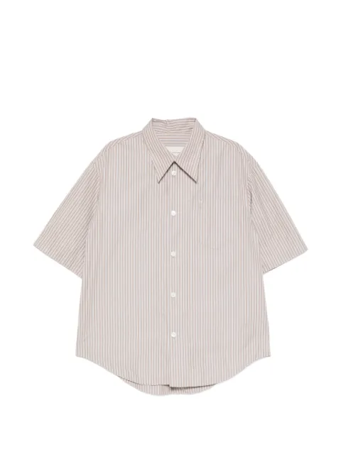 AMI Paris striped shirt Neutrals USH809CO0219