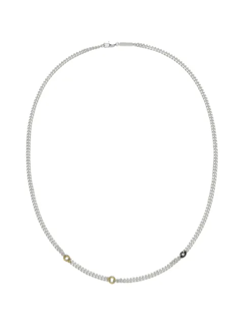 YOJ Curb Chain necklace Silver 24NKMS0004